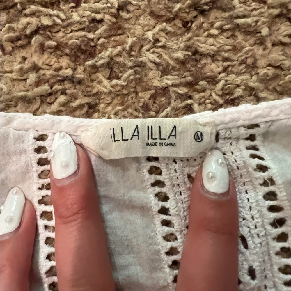 Cropped Button Up Top - Picture 4 of 4